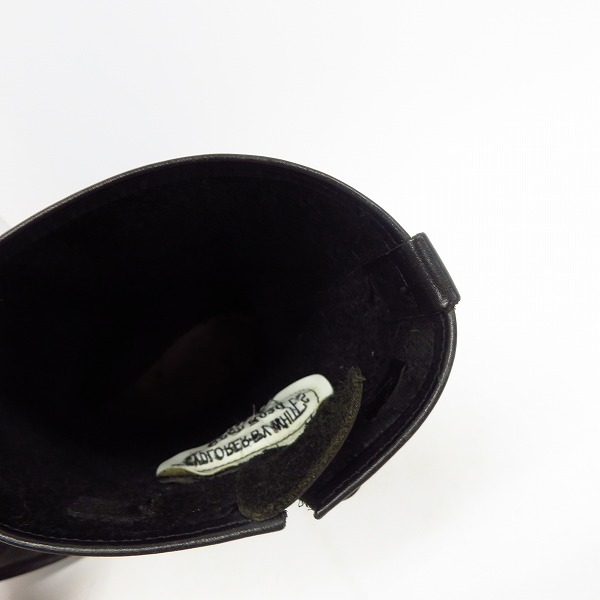 実際に弊社で買取させて頂いたWHITE’S BOOTS/ホワイツブーツ OPEN ROAD エンジニアブーツ ブラックの画像 4枚目
