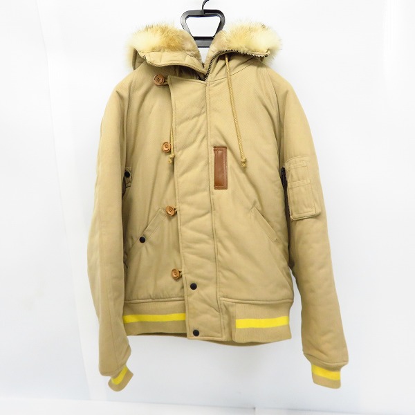 実際に弊社で買取させて頂いたNEIGHBORHOOD×fragment design/ネイバーフッド×フラグメントデザイン フェイクファー N-2B 中綿ジャケット/L