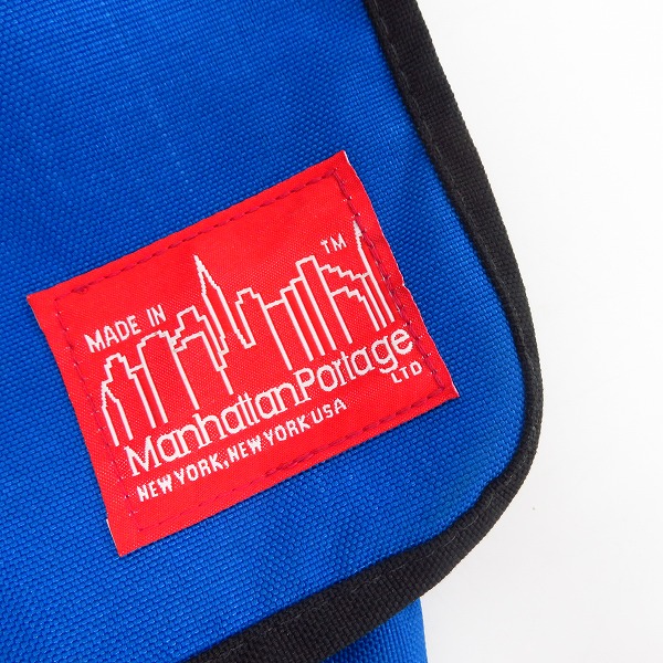 実際に弊社で買取させて頂いたManhattan Portage/マンハッタンポーテージ ショルダーバッグ ブルーの画像 4枚目
