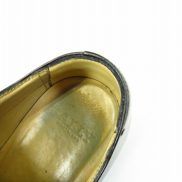 実際に弊社で買取させて頂いたBALLY/バリー ストレートチップ レザー シューズ ブラック FO1239/8.5の画像 4枚目