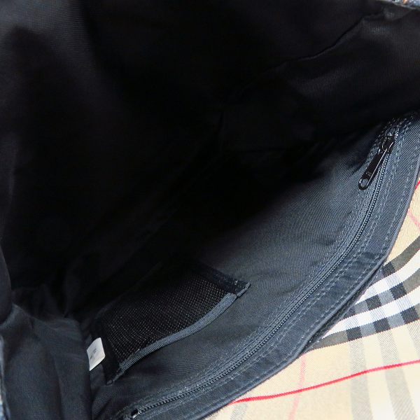 実際に弊社で買取させて頂いたBurberry Blue Label/バーバリーブルーレーベル ショルダーバッグ デニム地 チェックの画像 4枚目