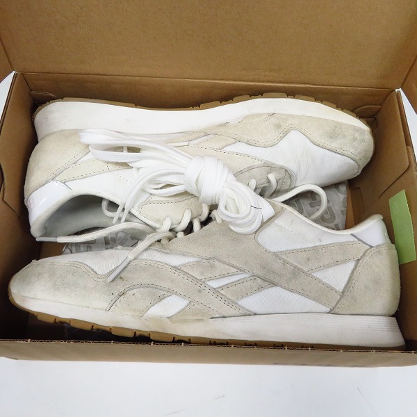 実際に弊社で買取させて頂いたReebok×MAISON KITSUNE/リーボック×メゾンキツネ スエード スニーカー V69742/26.5の画像 8枚目