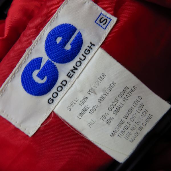 実際に弊社で買取させて頂いたGOODENOUGH/グッドイナフ グースダウンベスト/Sの画像 2枚目