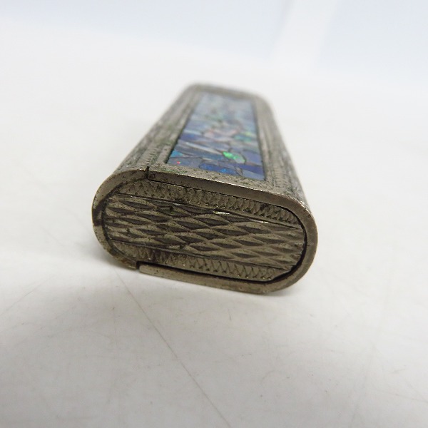 実際に弊社で買取させて頂いたCartier/カルティエ 装飾ガスライター モザイクオパールの画像 5枚目