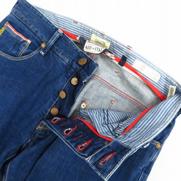 実際に弊社で買取させて頂いたARMANI JEANS/アルマーニジーンズ スリム デニムパンツ/W29/L34の画像 2枚目