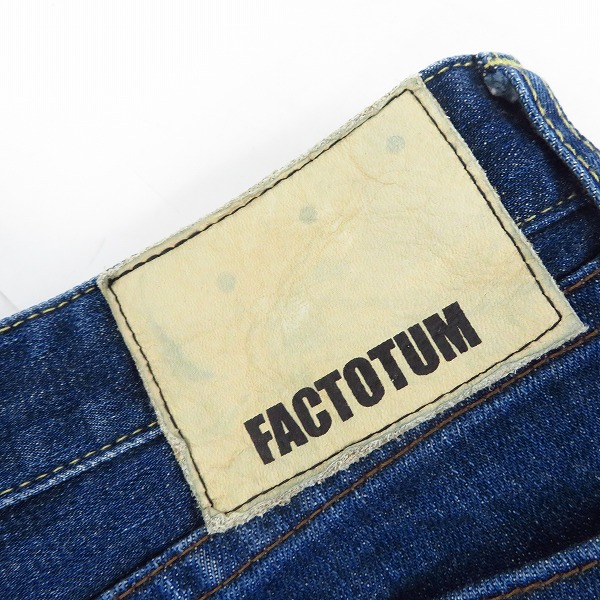 実際に弊社で買取させて頂いたFACTOTUM/ファクトタム インディゴデニムパンツ 08042901/30の画像 2枚目