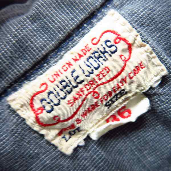 実際に弊社で買取させて頂いたDOUBLEWORKS/ダブルワークス 半袖シャツ 36 2点セットの画像 2枚目