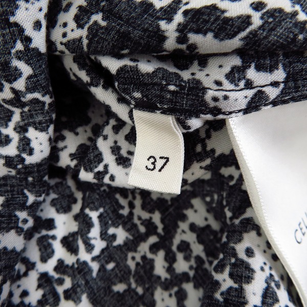 実際に弊社で買取させて頂いた【JPタグ】CELINE/セリーヌ ドラッグストアカラーマーブルビスコース シャツ 2C028371F/37の画像 3枚目