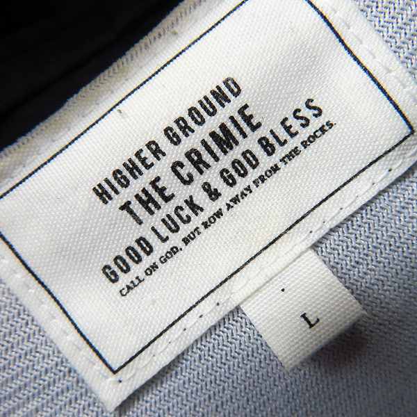 実際に弊社で買取させて頂いたTHE CRIMIE/クライミー GOOD LUCK&GOD BLESS ナイロン コーチ ジャケット/Lの画像 2枚目