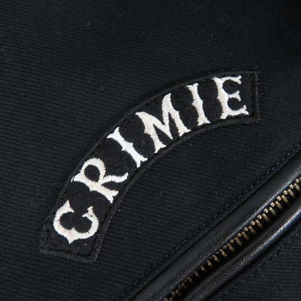 実際に弊社で買取させて頂いたCRIMIE/クライミー レザー切り替え 裏地キルティング ジャケット/Lの画像 3枚目