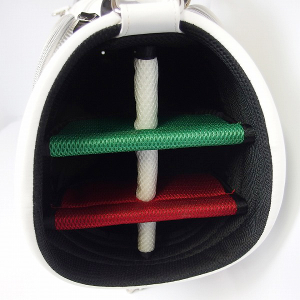 実際に弊社で買取させて頂いたKAPPA/カッパ 9.5型47インチ対応キャディバッグ ホワイト/KG718BA01の画像 5枚目