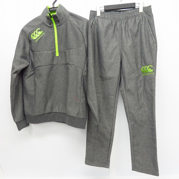 実際に弊社で買取させて頂いたCANTERBURY/カンタベリー トレーニングスウェットジップアッププル/パンツ セットアップ M