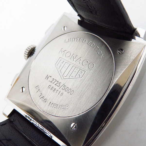 実際に弊社で買取させて頂いたTAG HEUER/タグホイヤー 世界限定5000本 モナコ 復刻モデル CS2110 自動巻の画像 3枚目