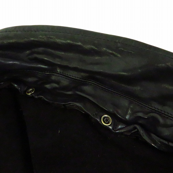 実際に弊社で買取させて頂いたBACKLASH/バックラッシュ EL DIABLO イタリアンダブルショルダー ダブルライダース/1254-02/Mの画像 4枚目