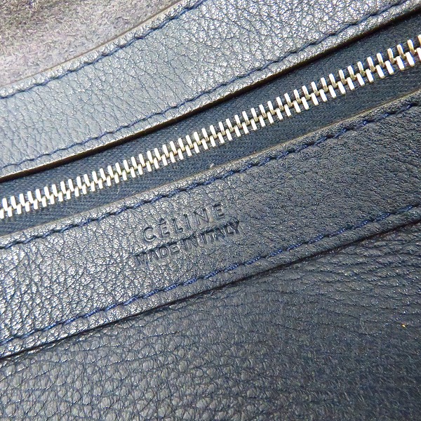 実際に弊社で買取させて頂いたCELINE/セリーヌ カバ レザートート ミニポーチ付きの画像 4枚目