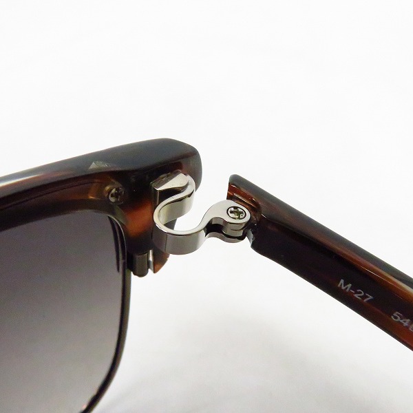 実際に弊社で買取させて頂いた999.9/フォーナインズ サーモント 度入り/眼鏡/メガネフレーム M-27の画像 5枚目