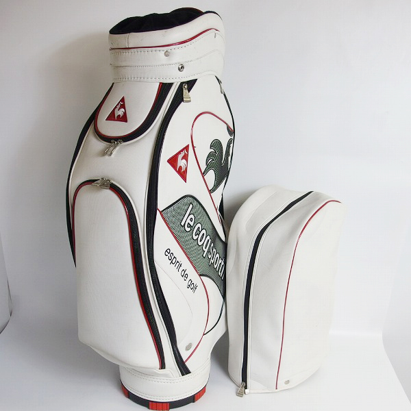 実際に弊社で買取させて頂いたLe coq sportif/ルコックスポルティフ 9型47インチ対応キャディバッグの画像 1枚目