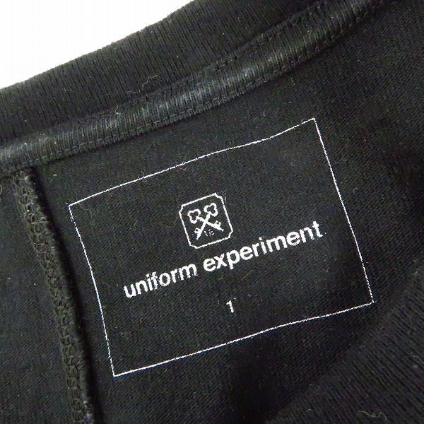 実際に弊社で買取させて頂いたuniform experiment/ユニフォームエクスペリメント  BACK CONCEALED POCKET BIG TEE/1の画像 2枚目