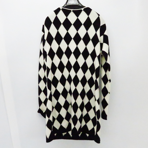 実際に弊社で買取させて頂いたHYSTERICS/ヒステリックス ダイヤモンドチェック ニットワンピース/Fの画像 1枚目