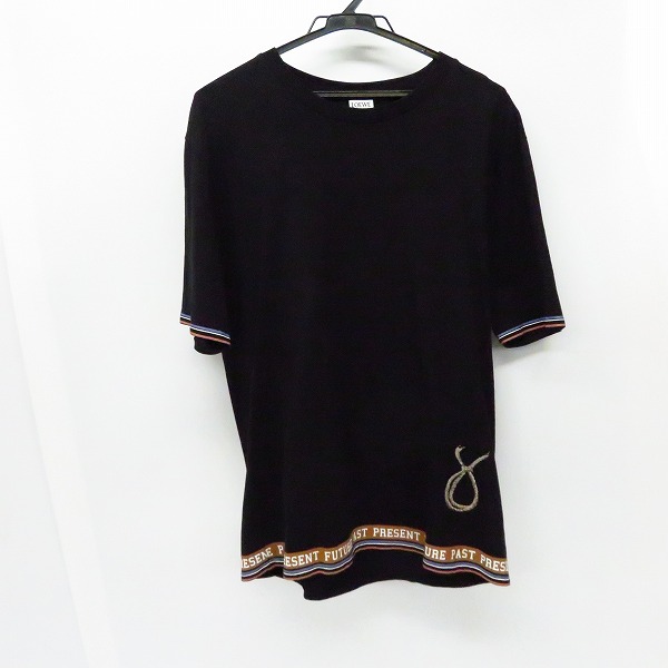 実際に弊社で買取させて頂いたLOEWE/ロエベ ランタン グラフィック バックロゴ 半袖 カットソー/Tシャツ ブラック/M
