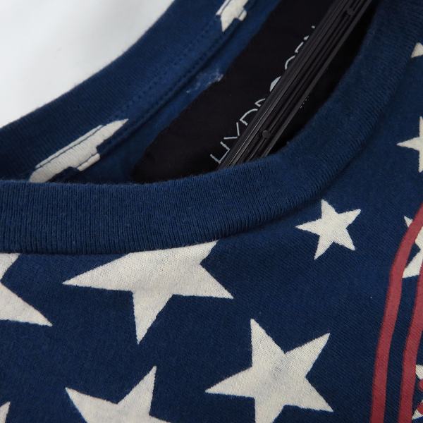 実際に弊社で買取させて頂いた HYDROGEN/ハイドロゲン メキシカンスカル/総スター柄 プリント ハーフスリーブ/半袖 Tシャツ/カットソー XLの画像 5枚目