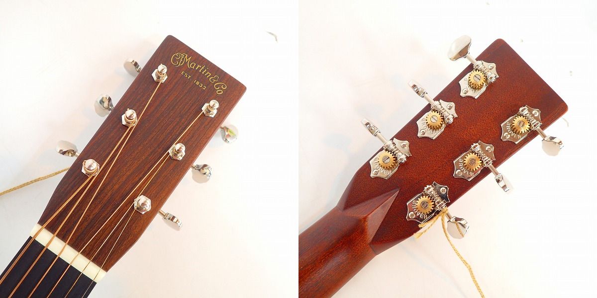 実際に弊社で買取させて頂いた★【美品】Martin/マーティン D-28 2018年製 アコースティックギター ハードケース付きの画像 3枚目