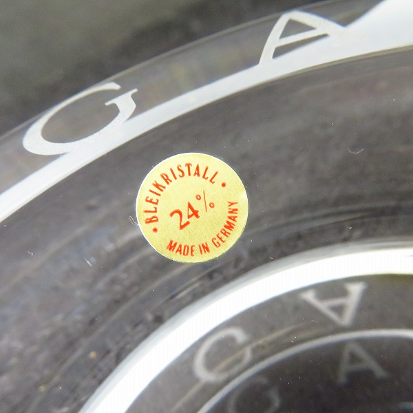 実際に弊社で買取させて頂いたBVLGARI/ブルガリ ローゼンタール 灰皿 クリスタルの画像 4枚目