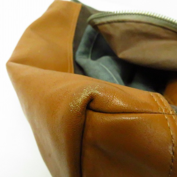 実際に弊社で買取させて頂いたKRIS VAN ASSCHE×EASTPAK/クリスヴァンアッシュ×イーストパック 2WAY レザー切替 バックパックの画像 6枚目