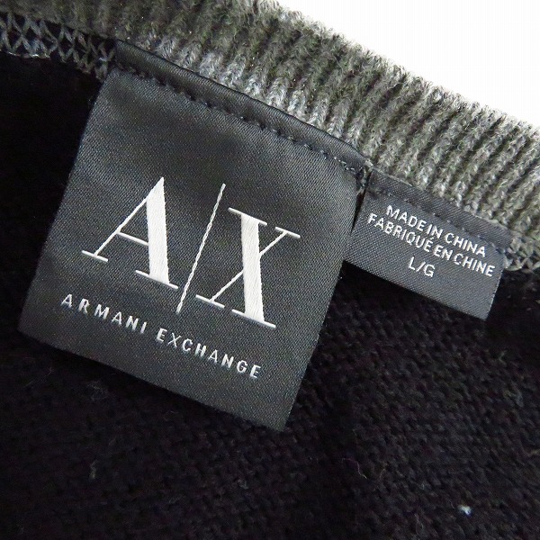 実際に弊社で買取させて頂いたARMANI EXCHANGE/アルマーニエクスチェンジ ニットセーター Lの画像 2枚目