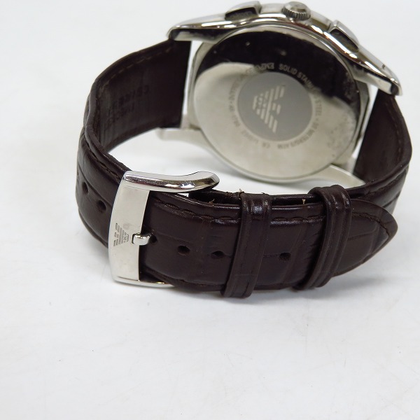 実際に弊社で買取させて頂いたEMPORIO ARMANI/エンポリオアルマーニ クロノグラフ 海外モデル AR-1785【動作未確認】の画像 2枚目