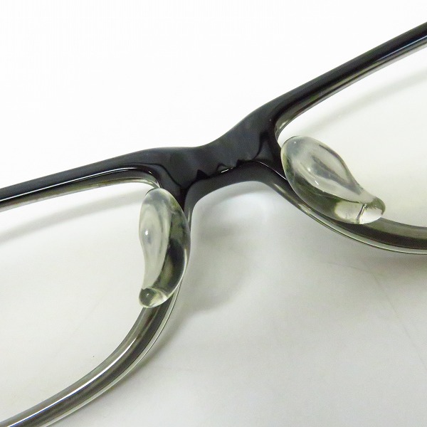 実際に弊社で買取させて頂いた999.9/フォーナインズ 度入り/眼鏡/メガネフレーム クリスタルスモーク/NP-61の画像 2枚目