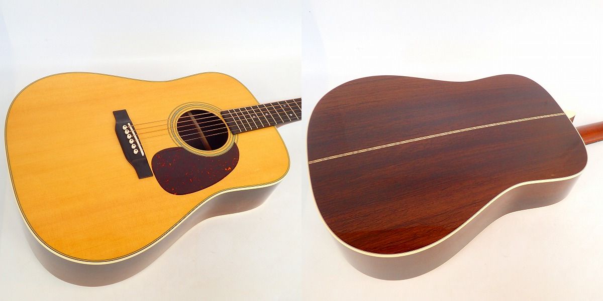 実際に弊社で買取させて頂いた★【美品】Martin/マーティン D-28 2018年製 アコースティックギター ハードケース付きの画像 7枚目