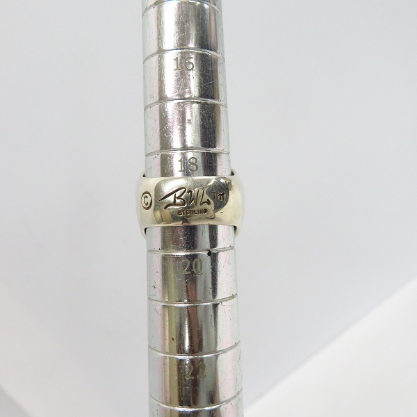 実際に弊社で買取させて頂いたCRIMIE×BWL/クライミー×ビルウォールレザー コラボ ホースシューリング C1G5-CRBW-R05C/19号の画像 6枚目