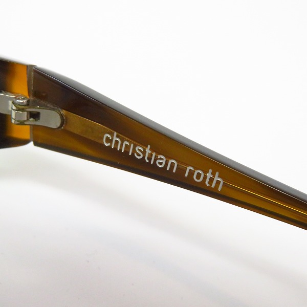実際に弊社で買取させて頂いたChristian Roth/クリスチャンロス セルフレーム 眼鏡/アイウェア/メガネフレーム cr14038の画像 3枚目