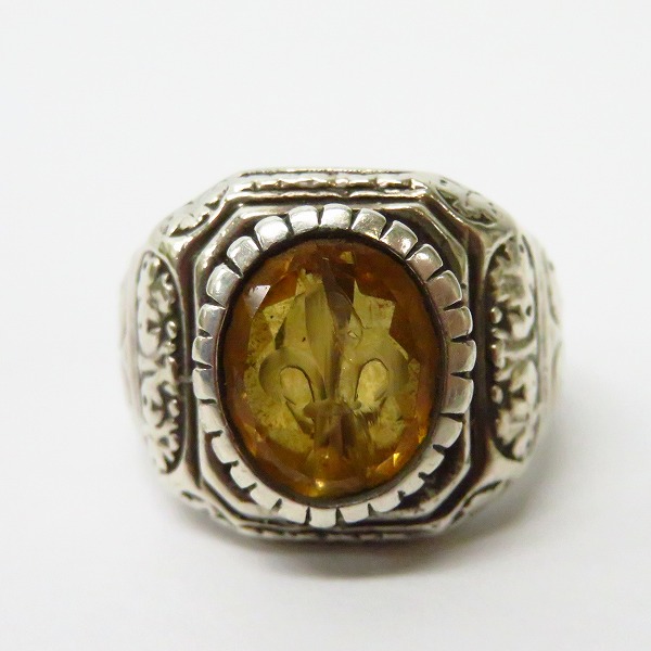 実際に弊社で買取させて頂いたLoree Rodkin/ローリーロドキン ストーン付きカレッジリング/シルバー/18号の画像 1枚目