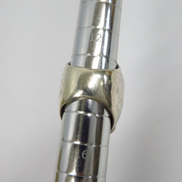 実際に弊社で買取させて頂いたDEALDESIGN/ディールデザイン リーパー スカル/死神 リング 14号の画像 6枚目