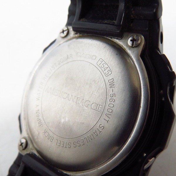 実際に弊社で買取させて頂いたG-SHOCK×AMERICAN RAG CIE/Gショック×アメリカンラグシー スピード コラボモデル DW-5600VT【動作未確認】の画像 3枚目