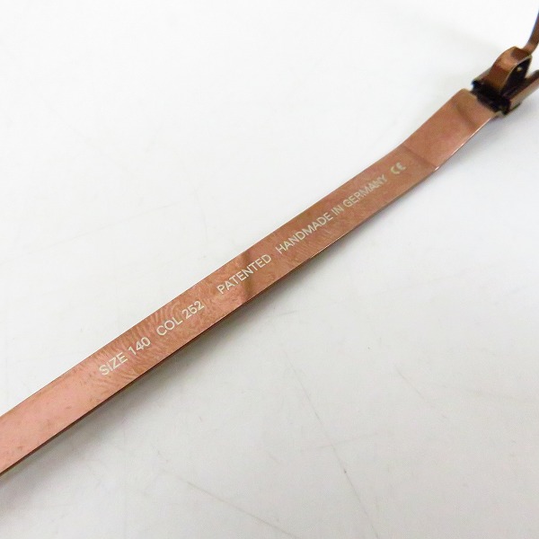 実際に弊社で買取させて頂いたMYKITA/マイキータ DECADES COLTRANE メガネフレーム col. 252/SHINYCOPPERの画像 3枚目