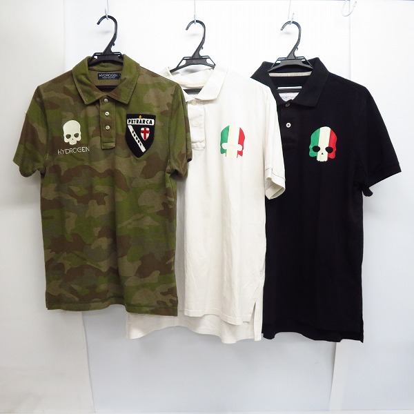 実際に弊社で買取させて頂いたHYDROGEN/ハイドロゲン ポロシャツ/カットソー/スポーツウェア/3点セット