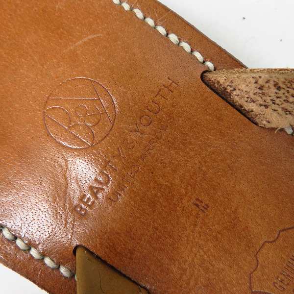 実際に弊社で買取させて頂いたBIRKENSTOCK/BEAUTY&YOUTH UNITED ARROWS サンダル M/39 2点セットの画像 3枚目