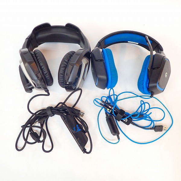 実際に弊社で買取させて頂いた【音出し確認済】Logicool/ロジクール G430 ONIKUMA/オニクマ K5 ゲーミングヘッドセット/ヘッドホン 2点セットの画像 0枚目
