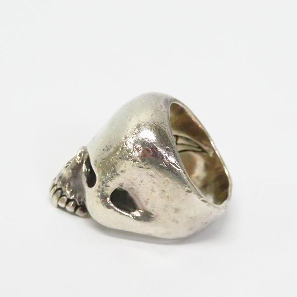 実際に弊社で買取させて頂いたCRAZY PIG/クレイジーピッグ LARGE EVIL SKULL ラージ エビル スカルリング 16-17号の画像 2枚目