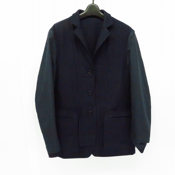 実際に弊社で買取させて頂いたMARNI/マルニ ストライプ リバーシブル テーラードジャケット/44の画像 2枚目
