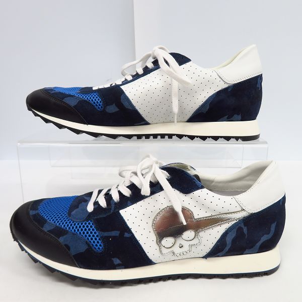 実際に弊社で買取させて頂いたHYDROGEN/ハイドロゲン スウェード 迷彩 カモフラ スニーカー 183700/43の画像 3枚目