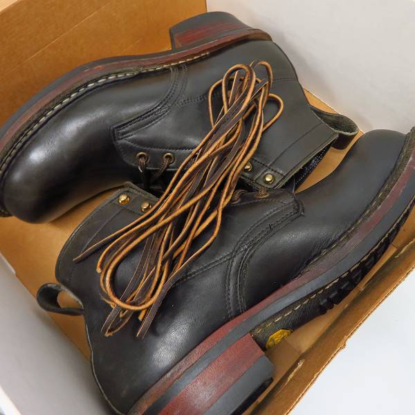 実際に弊社で買取させて頂いたWHITE'S BOOTS/ホワイツブーツ セミドレスブーツ ブラック 2332MU/8Eの画像 7枚目