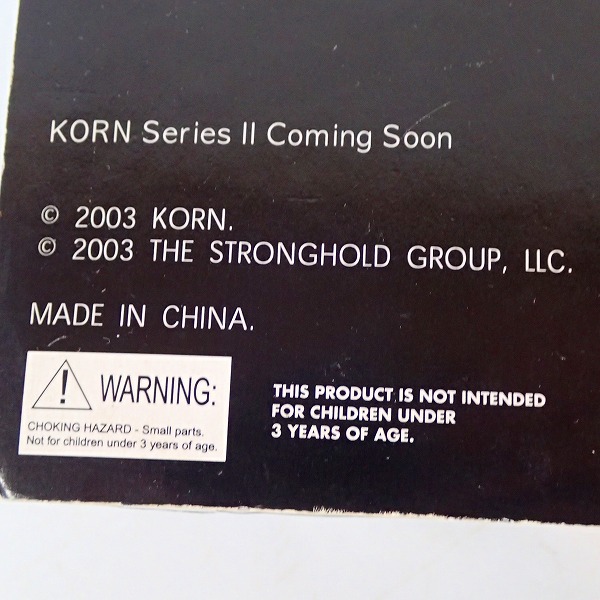実際に弊社で買取させて頂いた【未開封含む】THE STRONGHOLD GROUP KORN/コーン DEADMEN GRUNTZ Series1 ぬいぐるみ フィギュア 3点セットの画像 6枚目