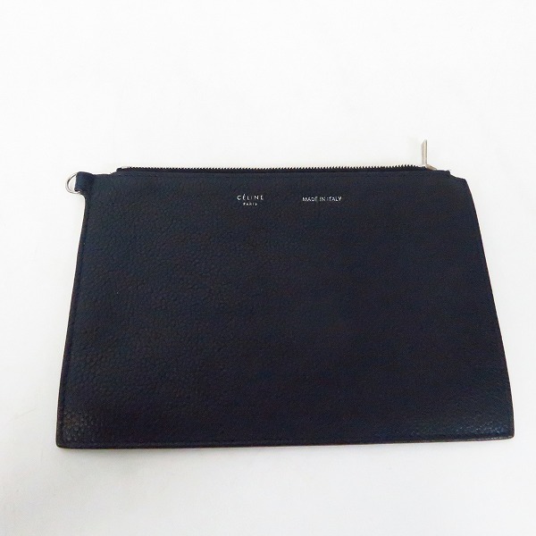 実際に弊社で買取させて頂いたCELINE/セリーヌ カバ レザートート ミニポーチ付きの画像 8枚目