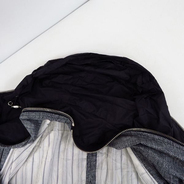 実際に弊社で買取させて頂いたGIORGIO ARMANI/ジョルジオアルマーニ フード収納式 コート/48の画像 8枚目