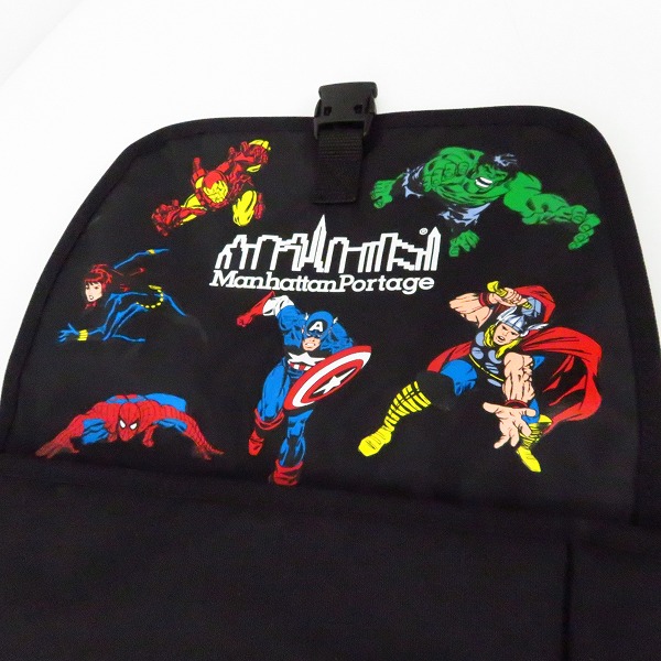 実際に弊社で買取させて頂いた【未使用】Manhattan Portage/マンハッタンポーテージ MARVEL/マーベル コラボバックパック/リュックの画像 5枚目
