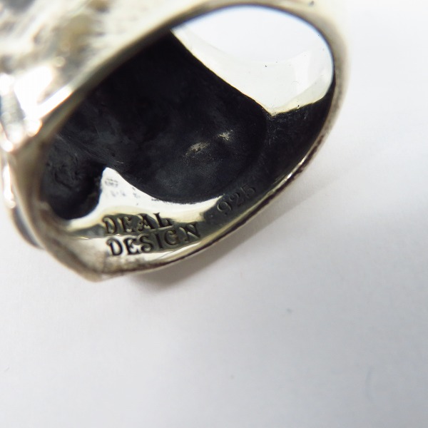 実際に弊社で買取させて頂いたDEALDESIGN/ディールデザイン リーパー スカル/死神 リング 14号の画像 5枚目